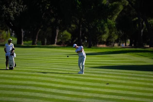 October 10, 2025, Madrid, Madrid, Spain: Joe Dean of England during the Open de EspaoÂ±a presented by Madrid, R2, golf tournament of DP World Tour at Club de Campo Villa de Madrid on October 10, 2025, in Madrid, Spain. Madrid Spain - ZUMAa181 20251010_zaa_a181_014 Copyright: xDennisxAgyemanx