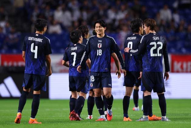Ayase Ueda (JPN), OCTOBER 10, 2025 - Football Soccer : KIRIN Challenge Cup 2025 match between Japan 2-2 Paraguay at Panasonic Stadium Suita in Osaka, Japan.  aflo_306517361