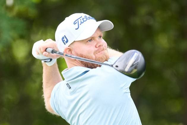 Open de Espa–a presented by Madrid 2025 - Day Two Nathan Kimsey of England tees off during the Open de Espa–a presented by Madrid 2025 at Club de Campo Villa de Madrid on October 10, 2025, in Madrid, Spain. Madrid Club de Campo Villa de Madrid Madrid Spain RL_OpESP_DPWT_000337 Copyright: xRicardoxLarreinax