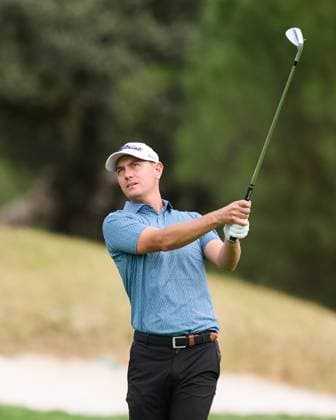 Open de Espa–a presented by Madrid 2025 - Day Two Jason Scrivener of Australia plays a shot during the Open de Espa–a presented by Madrid 2025 at Club de Campo Villa de Madrid on October 10, 2025, in Madrid, Spain. Madrid Club de Campo Villa de Madrid Madrid Spain RL_OpESP_DPWT_000353 Copyright: xRicardoxLarreinax