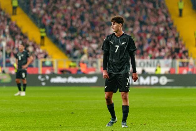 Matthew Garbett seen during International Friendly, Länderspiel, Nationalmannschaft game between national teams of Poland and New Zealand (Lukasz Germaniuk Ball Raw Images) Chorzow Slaski Stadium Poland Copyright: xLukaszxGermaniukx lukaszgermaniuk_poland_newzealand_2526-64