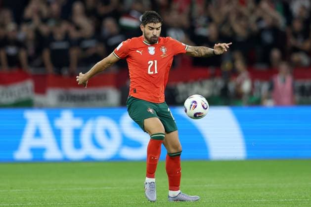 RUBEN NEVES, Portogallo, Qualificazioni Mondiali, World Cup Qualifying, 2025-26, Hungary vs Portugal 2-3, 09-09-2025, Azione, Action, Single shot QUALIFICAZIONI MONDIALI 2026 UNGHERIA-PORTOGALLO 2-3