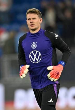 vor Spielbeginn: Aufwaermen Training Torwart Alexander Nuebel GER (12) DFB Laenderspiel Deutschland GER vs Luxemburg LUX WM Qualifikation European Qualifiers 10.10.2025 DFL REGULATIONS PROHIBIT ANY USE OF PHOTOGRAPHS AS IMAGE SEQUENCES AND OR QUASI-VIDEO DFB Laenderspiel Deutschland GER vs Luxemburg LUX