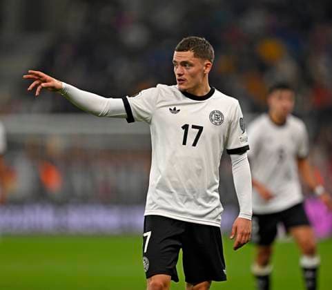 10.10.2025, Fussball WM-Qualifikation Europa 2025 26, 7.Spieltag, Deutschland - Luxemburg, in der PreZero-Arena (Sinsheim). Florian Wirtz (Deutschland) gestikuliert.