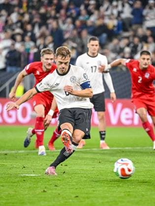 Joshua Kimmich (Germany) scores his team s second goal during the FIFA World Cup, WM, Weltmeisterschaft, Fussball 2026 qualifier match between Germany and Luxembourg at PreZero-Arena on October 10, 2025 in Sinsheim, Germany. (Photo by Harry Langer DeFodi Images) Joshua Kimmich Germany scores his team s second goal during the FIFA World Cup 2026 qualifier match between Germany and Luxembourg at PreZero Arena on October 10, 2025 in Sinsheim, Germany Photo by Harry Langer DeFodi Images