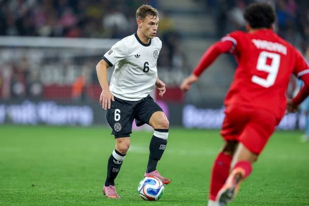 10.10.2025, Fußball, Länderspiel, Deutschland - Luxemburg, UEFA WM-Qualifikation, 2025 2026, Gruppe A, PreZero Arena in Sinsheim: Joshua Kimmich (GER 06) DFB regulations prohibit any use of photographs as image sequences and or quasi-video. Baden-Württemberg Deutschland