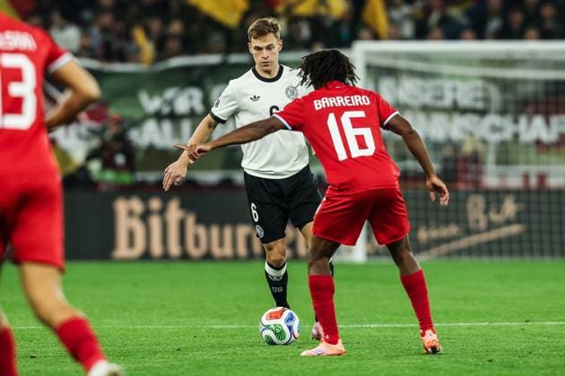 Fussball, UEFA European Qualifiers WM Qualifikation Europa Gruppe A - 7.Spieltag Deutschland - Luxemburg 10.10.2025, PreZero Arena Joshua Kimmich (Deutschland, 6) Sinsheim PreZero Arena Baden-Württemberg Deutschland
