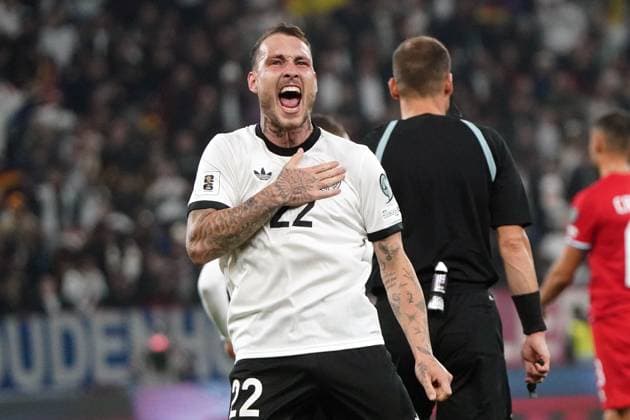 DFB Maenner Nationalmannschaft, Men national team, Nationalteam , WM 2026 Qualifikation, World Cup 2026 Qualifiers, Deutschland-Luxemburg Pre Zero Arena Sinsheim 10.10.2025, david raum Deutschland, Aktion, Einzelbild,
