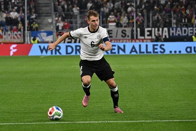 10.10.2025, xsltx, Fussball WM-Qualifikation 2026, Deutschland - Luxemburg v.l. Joshua Kimmich (Deutsche Fussball Nationalmannschaft DFB) Freisteller (DFL DFB REGULATIONS PROHIBIT ANY USE OF PHOTOGRAPHS as IMAGE SEQUENCES and or QUASI-VIDEO) Sinsheim