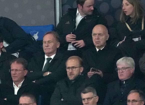 GER, WM-Qualifikation, Deutschland vs Luxemburg 10.10.2025, PreZero Arena, Sinsheim, GER, WM-Qualifikation, Deutschland vs Luxemburg , im Bild 1. Vizepräsident DFL Hans-Joachim Watzke, DFB-Präsident Bernd Neuendorf