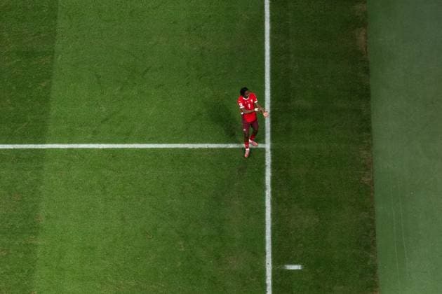 251010 Johan Manzambi of Switzerland celebrates his 0-2 goal during the FIFA World Cup, WM, Weltmeisterschaft, Fussball Qualifier football match between Sweden and Switzerland on October 10, 2025 in Stockholm. Photo: Emma Wallskog BILDBYRAN COP 320 JM0740 bbeng fotboll football soccer fotball vm-kval kval fifa world cup qualifier qualifier qualification sverige sweden sverige a schweiz switzerland jubel Copyright: EMMAxWALLSKOG BB251010EW036