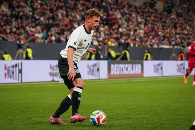 Fussball: FIFA WM Qualifikation Europa 2025 26, 7. Spieltag - Deutschland vs Luxemburg - PreZero-Arena (Sinsheim): Joshua Kimmich (Deutschland, 6) Copyright: xJOERANxSTEINSIEKx