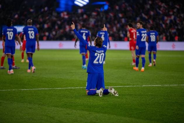 October 10, 2025, Paris, Å½Le-De-France, France: October 10, 2025, Paris, France: Florian Thauvin scored for his very first selection since 2019. Paris France - ZUMAp284 20251010_zip_p284_044 Copyright: xMickaelxPintax