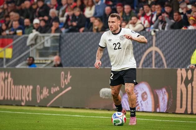 Fussball: FIFA WM Qualifikation Europa 2025 26, 7. Spieltag - Deutschland vs Luxemburg - PreZero-Arena (Sinsheim): David Raum (Deutschland, 22) Sinsheim Baden-Württemberg Deutschland Copyright: xJOERANxSTEINSIEKx