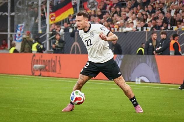 Fussball: FIFA WM Qualifikation Europa 2025 26, 7. Spieltag - Deutschland vs Luxemburg - PreZero-Arena (Sinsheim): David Raum (Deutschland, 22) Sinsheim Baden-Württemberg Deutschland Copyright: xJOERANxSTEINSIEKx