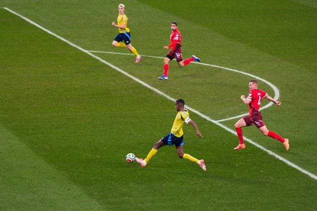 251010 Alexander Isak of Sweden during the FIFA World Cup, WM, Weltmeisterschaft, Fussball Qualifier football match between Sweden and Switzerland on October 10, 2025 in Stockholm. Photo: Johanna Säll BILDBYRAN kod JL JM0740 bbeng fotboll football soccer fotball vm-kval kval fifa world cup qualifier qualifier qualification sverige sweden sverige a schweiz switzerland Copyright: JOHANNAxSÄLL BB251010ZI017