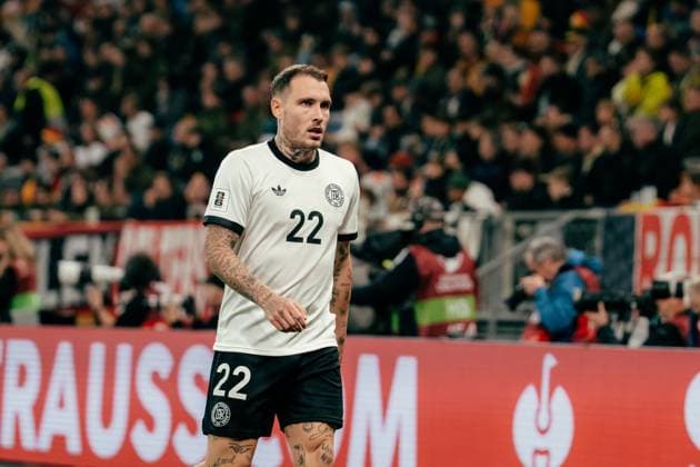 Sinsheim, Germany, October 10th 2025 David Raum ( 22 - Germany) during the UEFA European Qualifiers match between Germany vs. Luxemburg at PreZero Arena, in Sinsheim, Germany. (Gabor Baumgarten SPP) Copyright: xGaborxBaumgartenx xSPPx spp-en-GaBaSp-10_10_Germany_Luxemburg_European Qualifiers_Gabor_Baumgarten-09091