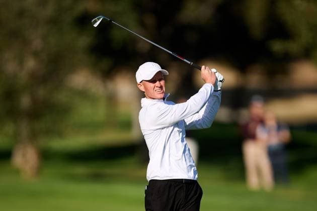 Open de Espa–a presented by Madrid 2025 - Day Three Simon Forsström of Sweden plays his second shoot on the first hole during the Open de Espa–a presented by Madrid 2025 at Club de Campo Villa de Madrid on October 11, 2025, in Madrid, Spain. Madrid Club de Campo Villa de Madrid Madrid Spain RL_OpESP_DPWT_000412 Copyright: xRicardoxLarreinax