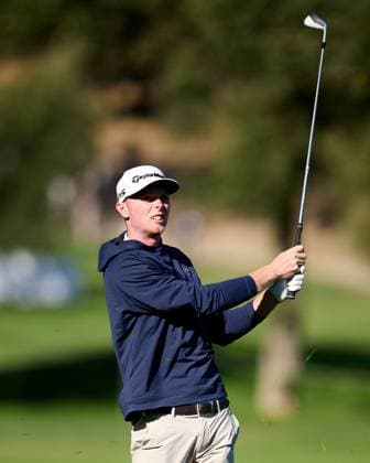 Open de Espa–a presented by Madrid 2025 - Day Three Ryggs Johnston of United States plays his second shoot on the first hole during the Open de Espa–a presented by Madrid 2025 at Club de Campo Villa de Madrid on October 11, 2025, in Madrid, Spain. Madrid Club de Campo Villa de Madrid Madrid Spain RL_OpESP_DPWT_000422 Copyright: xRicardoxLarreinax