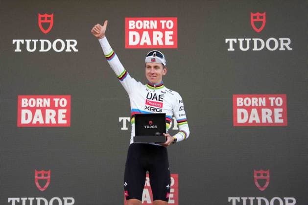 POGACAR Tadej wins the 119th edition of the Il Lombardia, Tour of Lombardy cycling race, a 241 km one day race from Como to Bergamo on October 11, 2025, Italy.  Copyright: xGianxMattiaxD Alberto LaPressex