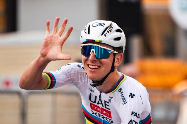 October 11, 2025, Bergamo, Turin, Italy: World champion Tadej Pogacar wins (UAE) wins Il Lombardia 2025 cycling Classic race for the fifth time in a row. Bergamo Italy - ZUMAm214 20251011_zip_m214_019 Copyright: xMatteoxSeccix