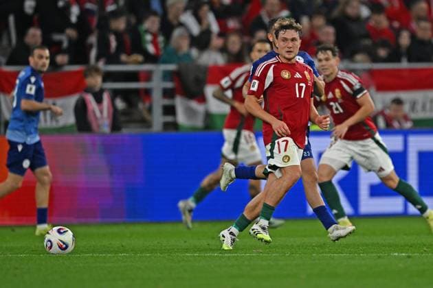 Callum Styles (Hungary) during the UEFA European 2026 - Qualifying round - Matchday 7 between Hungary vs. Armenia on 11 October 2025 at the Puskas Arena, Budapest, Hungary  Copyright: xVincenzoxOrlando IPAxSportx xipa-agency.netx xx IPA_66434288 IPA_Agency_IPA66434288