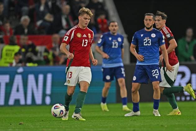 Anras Schafer (Hungary) during the UEFA European 2026 - Qualifying round - Matchday 7 between Hungary vs. Armenia on 11 October 2025 at the Puskas Arena, Budapest, Hungary  Copyright: xVincenzoxOrlando IPAxSportx xipa-agency.netx xx IPA_66434337 IPA_Agency_IPA66434337
