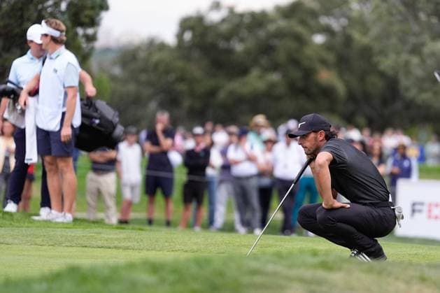 October 11, 2025, Madrid, Madrid, Spain: Marco Penge of England during the Open de EspaoÂ±a presented by Madrid, R3, golf tournament of DP World Tour at Club de Campo Villa de Madrid on October 11, 2025, in Madrid, Spain. Madrid Spain - ZUMAa181 20251011_zaa_a181_121 Copyright: xDennisxAgyemanx