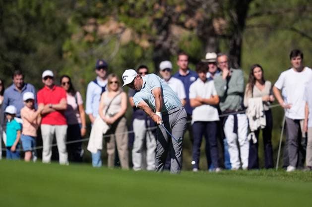 October 11, 2025, Madrid, Madrid, Spain: David Micheluzzi of Australia during the Open de EspaoÂ±a presented by Madrid, R3, golf tournament of DP World Tour at Club de Campo Villa de Madrid on October 11, 2025, in Madrid, Spain. Madrid Spain - ZUMAa181 20251011_zaa_a181_133 Copyright: xDennisxAgyemanx