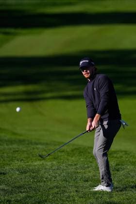 October 11, 2025, Madrid, Madrid, Spain: Sean Crocker of United States during the Open de EspaoÂ±a presented by Madrid, R3, golf tournament of DP World Tour at Club de Campo Villa de Madrid on October 11, 2025, in Madrid, Spain. Madrid Spain - ZUMAa181 20251011_zaa_a181_147 Copyright: xDennisxAgyemanx