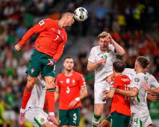 Portugal v Republic of Ireland - FIFA World Cup, WM, Weltmeisterschaft, Fussball 2026 Qualifier Cristiano Ronaldo from Portugal plays during the European World Cup Qualifiers 2026 football match between Portugal and Ireland at Estadio Jose Alvalade in Lisbon, Portugal, on October 11, 2025. Lisbon Lisboa Portugal  Copyright: xMiguelxLemosx originalFilename:lemos-european251011_nprqt.jpg