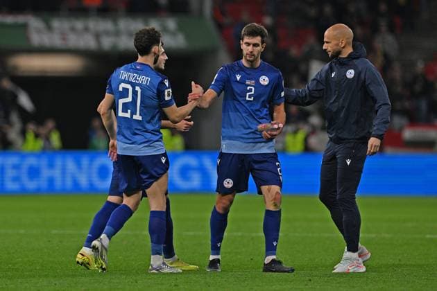 CALCIO - FIFA Mondiali - Qualifiers - Hungary vs Armenia final greetings Armenia during the UEFA European 2026 - Qualifying round - Matchday 7 between Hungary vs. Armenia on 11 October 2025 at the Puskas Arena, Budapest, Hungary Budapest Hungary  Copyright: xIPAxSport ABACAx