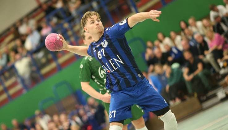 RECORD DATE NOT STATED Handball, Saison 2025 2026, 3. Liga, Staffel Nord-Ost. HG Hamburg-Barmbek - Eintracht Hildesheim. Aufnahmedatum: 11. Oktober 2025. Ben Rune Behncke (Barmbek). Wandsbek Hamburg