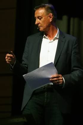 11.10.2025, xmohx, Fussball 3.Liga, 1.FC Saarbruecken - Mitgliederversammlung 2025 v.l. Schatzmeister Prof. Dieter Weller (1.FC Saarbruecken) (DFL DFB REGULATIONS PROHIBIT ANY USE OF PHOTOGRAPHS as IMAGE SEQUENCES and or QUASI-VIDEO) Saarbruecken