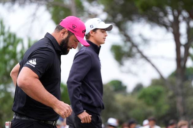 October 12, 2025, Madrid, Madrid, Spain: Jon Rahm of Spain during the Open de EspaoÂ±a presented by Madrid, R4 Final, golf tournament of DP World Tour at Club de Campo Villa de Madrid on October 12, 2025, in Madrid, Spain. Madrid Spain - ZUMAa181 20251012_zaa_a181_272 Copyright: xOscarxJ.xBarrosox