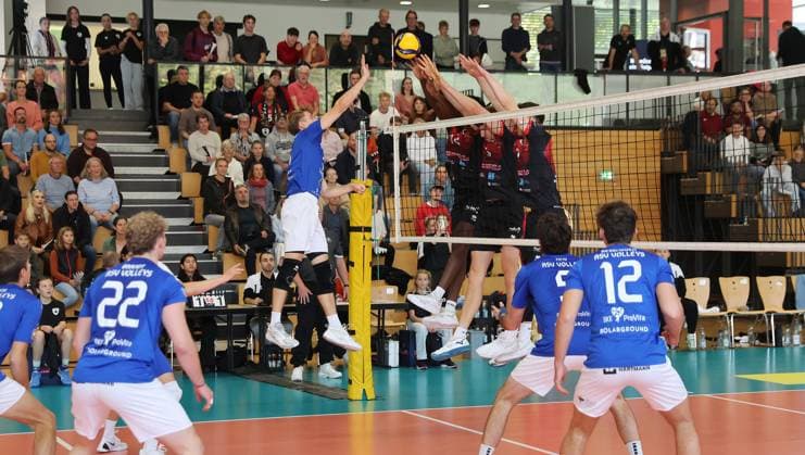 Ludwigsburg , Zoi DVV Pokal Qualifikation Hauptrunde , Barock Volleys MTV Ludwigsburg vs. ASV Dachau , Übersicht , Spielszene