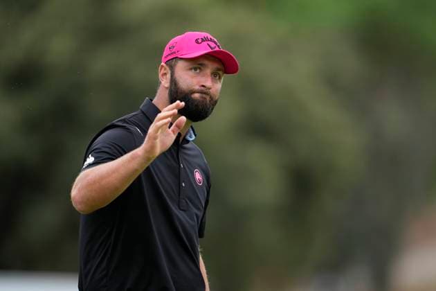 October 12, 2025, Madrid, Madrid, Spain: Jon Rahm of Spain greets the fans during the Open de EspaoÂ±a presented by Madrid, R4 Final, golf tournament of DP World Tour at Club de Campo Villa de Madrid on October 12, 2025, in Madrid, Spain. Madrid Spain - ZUMAa181 20251012_zaa_a181_307 Copyright: xOscarxJ.xBarrosox