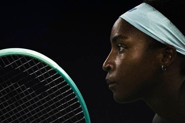 (251012) -- WUHAN, Oct. 12, 2025 -- Coco Gauff reacts during the women s singles final between Jessica Pegula of the United States and Coco Gauff of the United States at the 2025 Wuhan Open tennis tournament in Wuhan, central China s Hubei Province, Oct. 12, 2025. ) (SP)CHINA-WUHAN-TENNIS-WUHAN OPEN-WOMEN S SINGLES (CN) XiaoxYijiu 