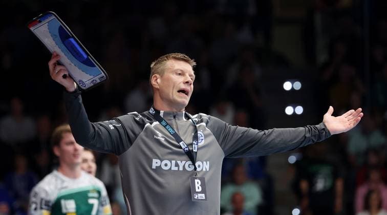 BAU 12.10.2025 Göppingen Handball Frisch Auf Göppingen vs. VfL Gummersbach, Trainer Gudjon Valur Sigurdsson (Gummersbach)