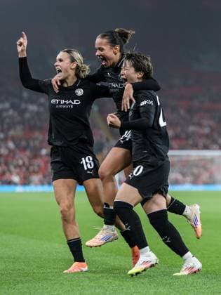 Aoba Fujino (20 Manchester City) celebrates putting Man City ahead during the Barclays Womens Super League fixture between Liverpool and Manchester City at Anfield in Liverpool, England Copyright: xNataliexMincher SPPx Sportspressphoto_SPR41730
