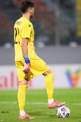 Martin ZlomisliÄ‡ seen during International Friendly, Länderspiel, Nationalmannschaft game between national teams of Malta and Bosnia and Herzegovina (Beppe Camilleri Ball Raw Images) Attard Ta Qali National Stadium Malta Copyright: xBeppexCamillerix beppecamirelli_maltabosnia25_26-11