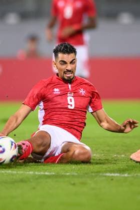 Ylyas Chouaref seen during International Friendly, Länderspiel, Nationalmannschaft game between national teams of Malta and Bosnia and Herzegovina (Beppe Camilleri Ball Raw Images) Attard Ta Qali National Stadium Malta Copyright: xBeppexCamillerix beppecamirelli_maltabosnia25_26-12