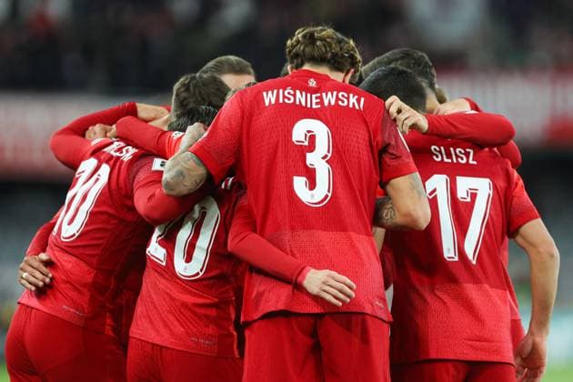 12.10.2025 Kowno. Pilka nozna. Eliminacje Mistrzostw Swiata 2026 mecz : Litwa - Polska --- Football. FIFA World Cup, WM, Weltmeisterschaft, Fussball eliminations match : Lithuania - Poland Nz Sebastian Szymanski gol bramka Fot. Igor Jakubowski Arena Akcji NEWSPIX.PL --- newspix.pl POLAND OUT! 