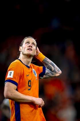 Netherlands forwarder Wout Weghorst during the match Netherlands vs Finland at the Johan Cruijff ArenA for the European Qualifiers Group G season 2025-2026 in AMSTERDAM, Netherlands on 12 oktober 2025, (photo by Marcel van Dorst EYE4images DeFodi Images) Netherlands forwarder Wout Weghorst during the match Netherlands vs Finland at the Johan Cruijff ArenA for the European Qualifiers Group G season 2025 2026 in AMSTERDAM, Netherlands on 12 oktober 2025, photo by Marcel van Dorst EYE4images DeFodi Images