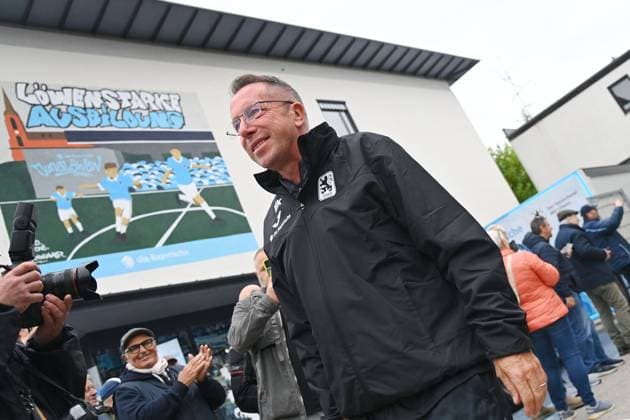 Trainer Markus KAUCZINSKI (1860), Training TSV 1860 Muenchen am 13.10.2025 Fussball 3.Liga,Saison 2025 2026