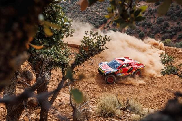 W2RC - RALLYE DU MAROC 2025 221 PROKOP Martin (CZE), CHYTKA Viktor (CZE), Orlen Jipocar Team, Ford Raptor, FIA W2RC, Ultimate T1+, action, during the Stage 1 of the Rallye du Maroc 2025, 5th round of the 2025 WR2C on October 13, 2025 between Fes and Erfoud, Morocco - ErfoudMorocco  Copyright: xFREDERICxLExFLOCxHx