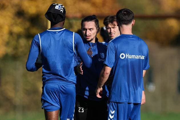Baris Atik (1. FC Magdeburg,23) - 2. Fußball Bundesliga Saison 2025-2026 Training 1. FC Magdeburg an der Avnet Arena in Magdeburg - Fußball,Mann,Männer,Deutschland,13.10.2025