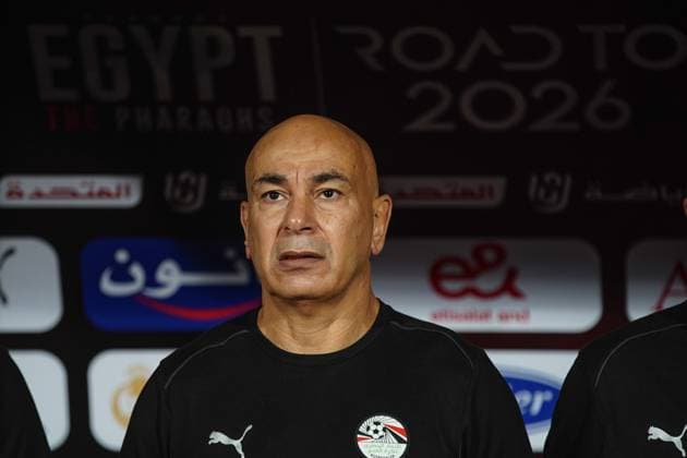 Egypt V Guinea-Bissau - FIFA World Cup, WM, Weltmeisterschaft, Fussball African Qualifiers - Match Group A Head coach Hossam Hassan of Egypt participates in the FIFA World Cup African qualifiers Match Group A between Egypt and Guinea-Bissau at Cairo International Stadium in Cairo, Egypt, on October 12, 2025. cairo Egypt  Copyright: xZiadxAhmedx originalFilename:abdellelah-notitle251012_npH3l.jpg