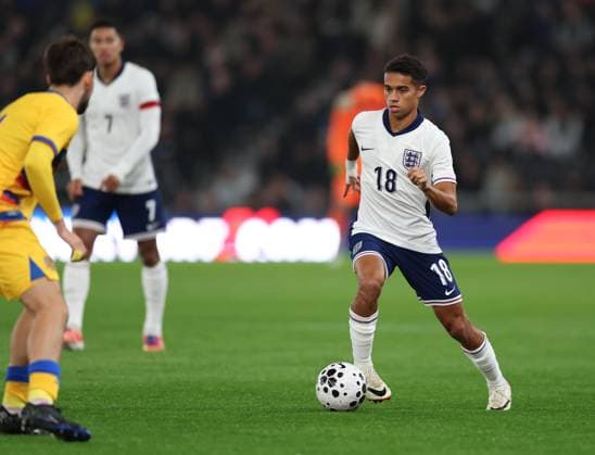 England Under 21 v Andorra U21, U 21 UEFA EURO, EM, Europameisterschaft,Fussball U21 2025 Qualifiers Josh King of England Under 21 during the UEFA Euro U21 2025 Qualifiers match at Pride Park Stadium, Derby UK Newspapers OUT Copyright: xAndyxSumnerx FIL-22354-0020