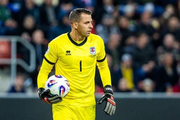 SLOVAKIA - LUXEMBOURG Anthony Moris of Luxembourg during European qualifier of World Cup 2026 football match between Slovakia and Luxembourg. City Arena, Trnava, Slovakia, October 13, 2025. Copyright: xx 080A0855